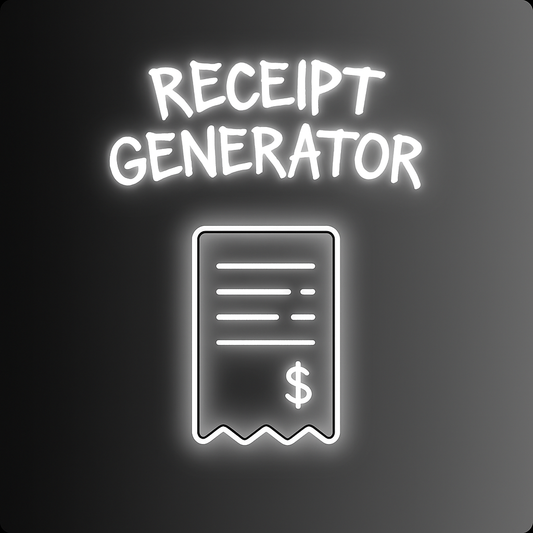 RECEIPT GENERATOR